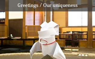 Greetings / Our uniqueness